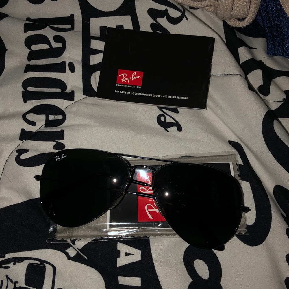 NEW RAY BAN AVIATOR CLASSIC MIDNIGHT GREEN/ BLACK